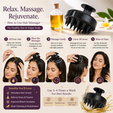 Silicon Hair & Scalp Massager – Deep Cleanse, Relax & Refresh Your Scalp